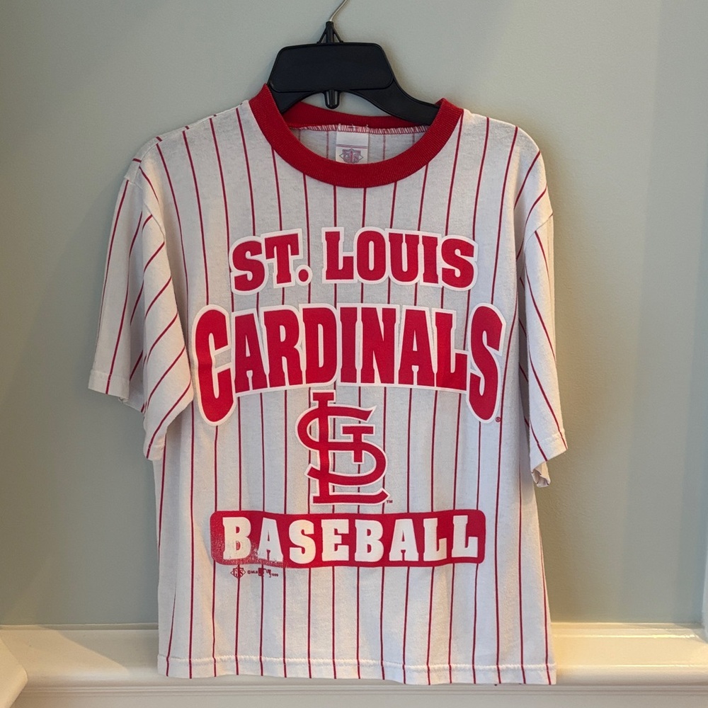 St. Louis Cardinals Baseball Shirt - SRed & White